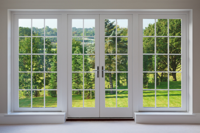 Beautiful garden windows