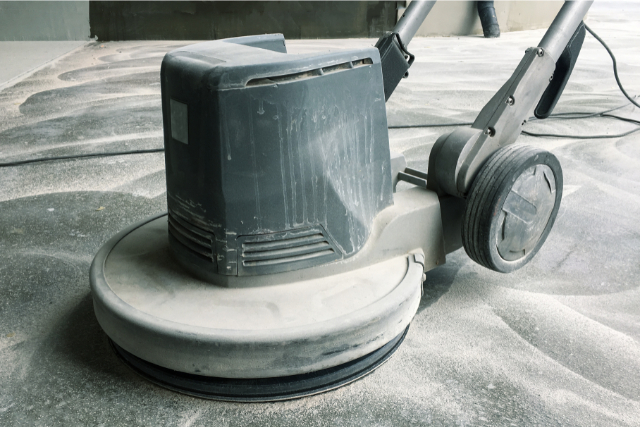 Concrete floor grinding