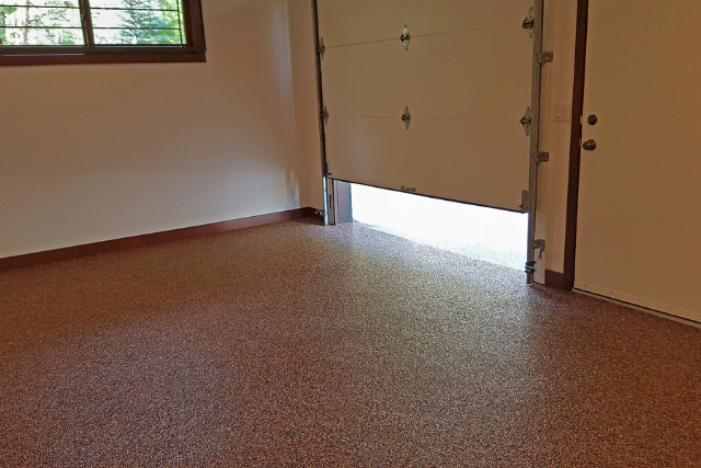 Epoxy Stone Garage Floor