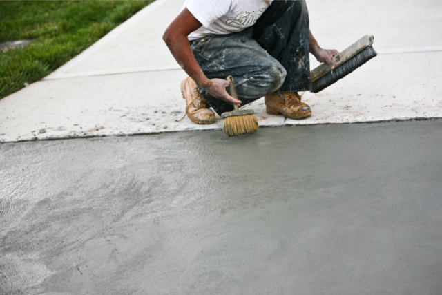 Paving driveway